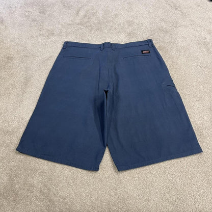 Dickies checkered chino shorts carpenter blue Chino skater / surf shorts loose fit festival