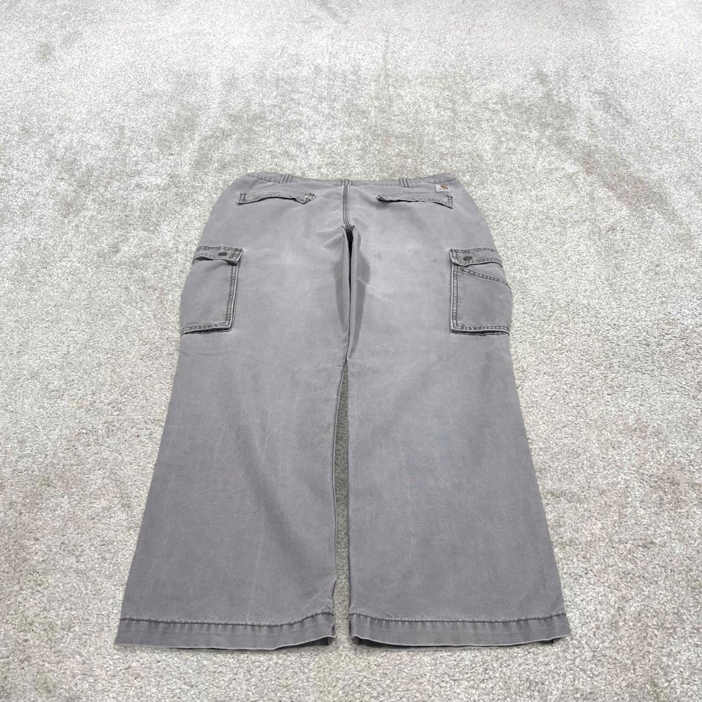 00s Carhartt cargo pants grey W38L30 90s skater style workwear cargos relaxed