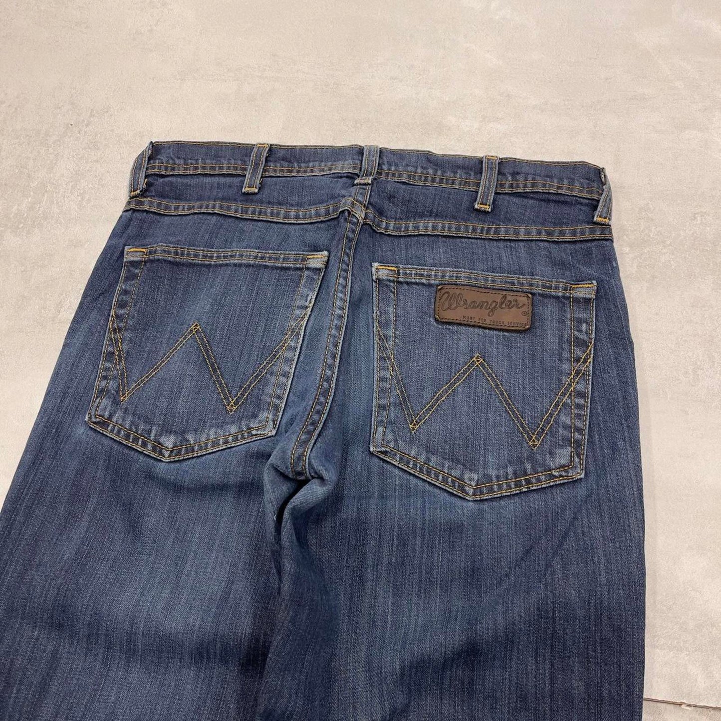 Vintage Wrangler jeans W30L30 mens blue 5 pocket straight leg denim jeans