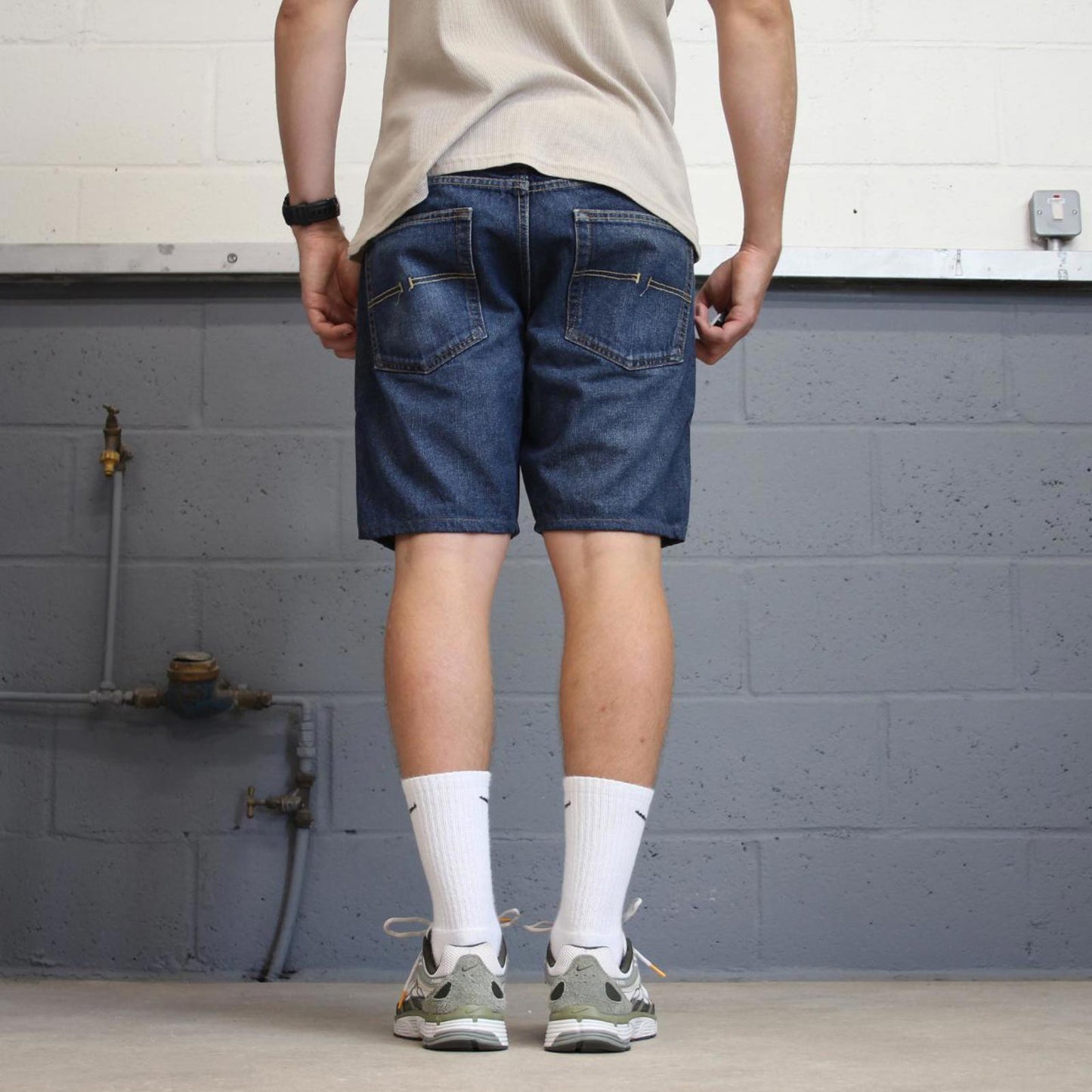 Blue US Polo Assn denim jorts W38