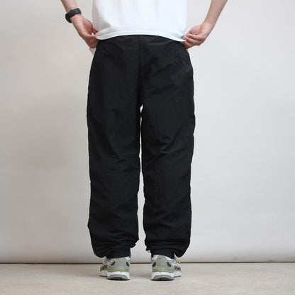 Black Reebok trackies L