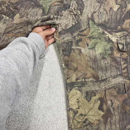 Vintage Liberty camo cargo pants khaki Loose fit camouflage Y2K hunting trousers