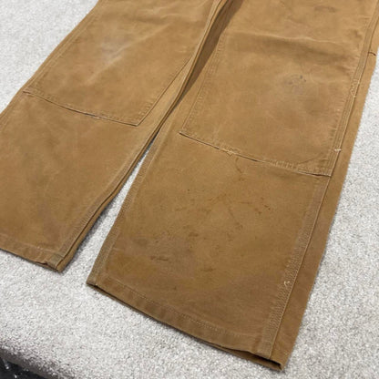 Carhartt double knee carpenter pants W38L30 baggy tan 90s style canvas skater cargos