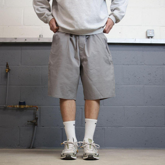 Y2k baggy Dickies carpenter shorts grey Twill style chino skater shorts loose leg