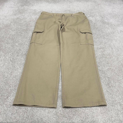 Baggy Dickies cargo Pants W36L30 beige twill style chino cargo skater trousers