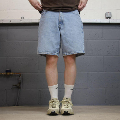 Lee denim Y2K shorts blue Loose denim skate style summer shorts