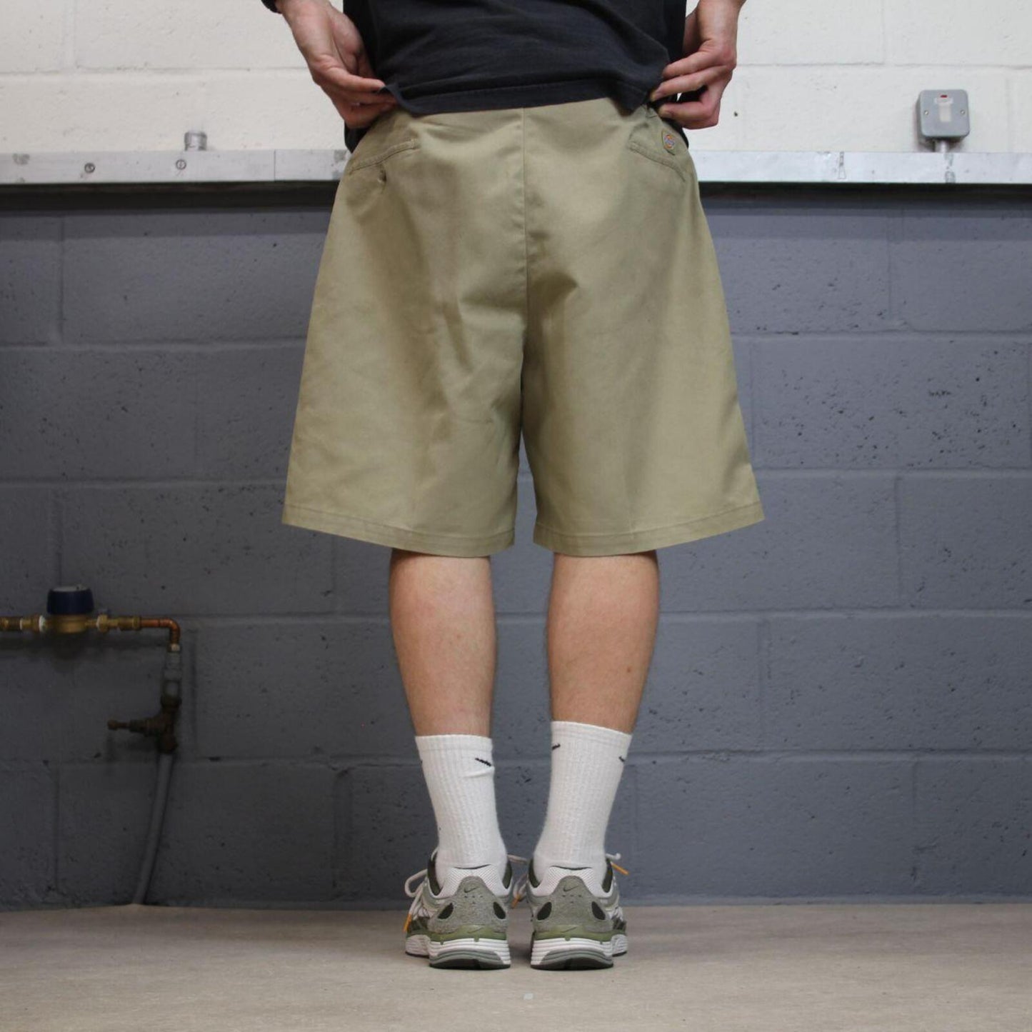 Baggy Dickies shorts chino khaki Twill chino skater style shorts loose relaxed fit