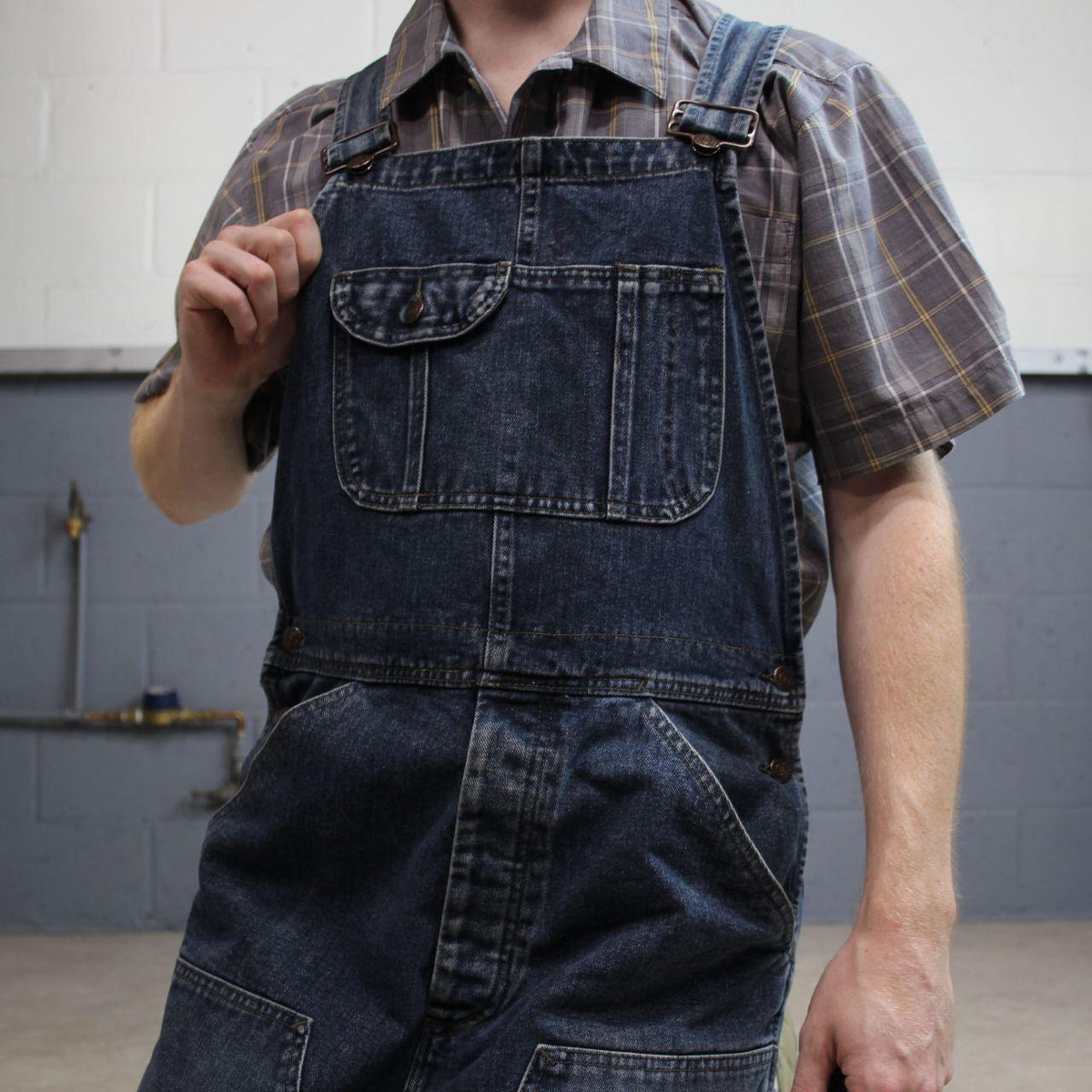 Vintage gap dungarees 00s denim overalls blue Bib & brace, adjustable straps