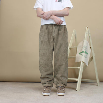 Tan baggy corduroy trousers W36L30