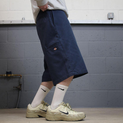 Dickies baggy carpenter shorts navy Twill chino skater style shorts wide long leg