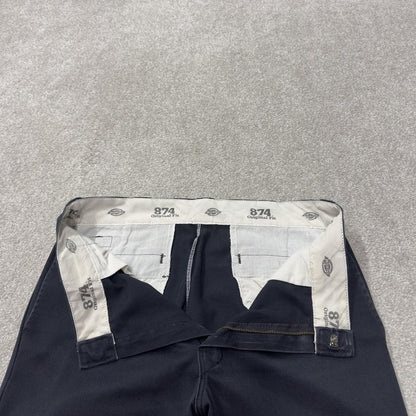 Dickies 874 pants black original fit W32L31 Chino skate style work trousers