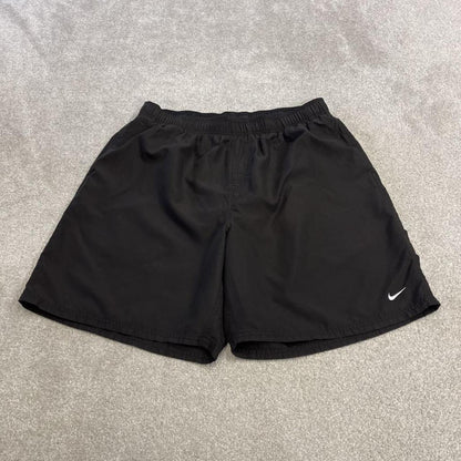 Nike swim shorts y2k beach shorts black Drawstring comfy loose floaty summer holiday