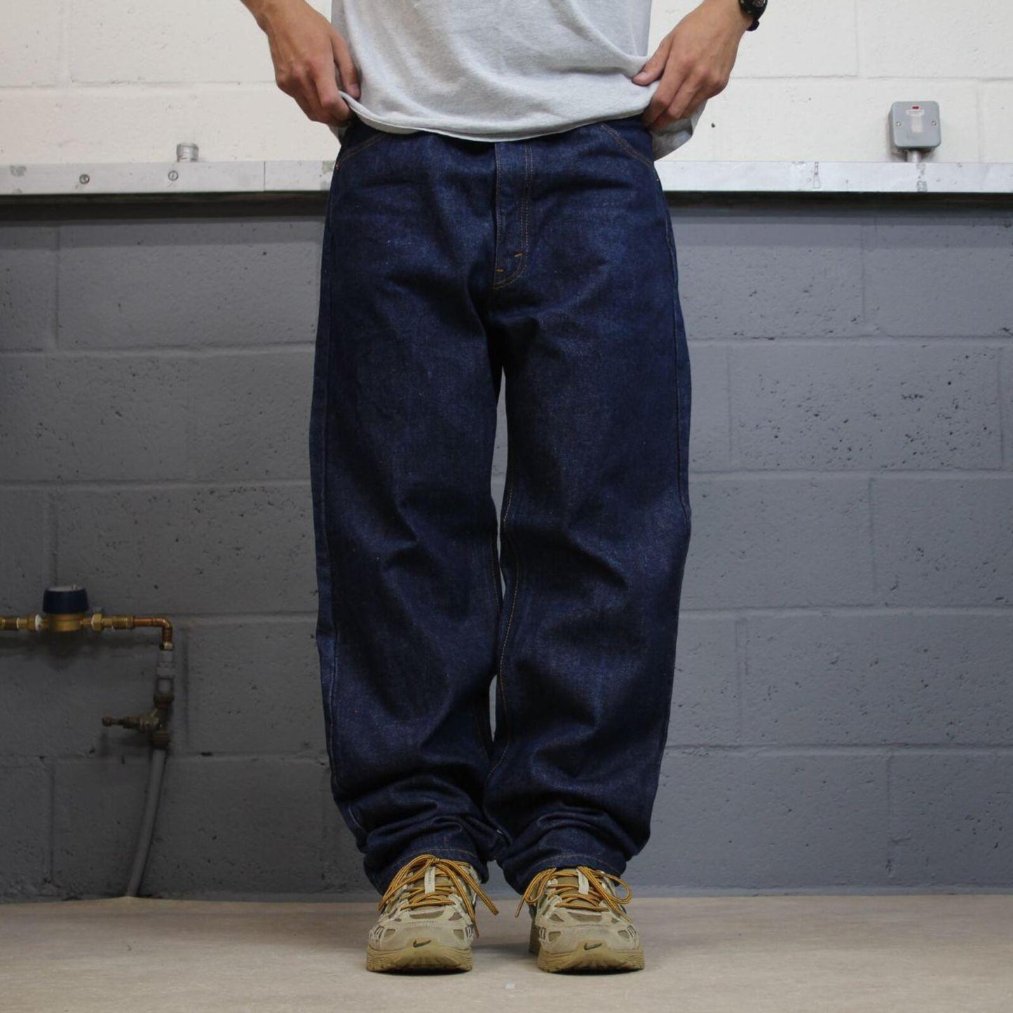 Vintage Levi’s 505 straight fit jeans blue Y2k 100% cotton denim pants red tab logo
