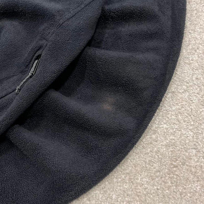 Y2K Columbia technical fleece black Full zip fleece autumn adjustable waist