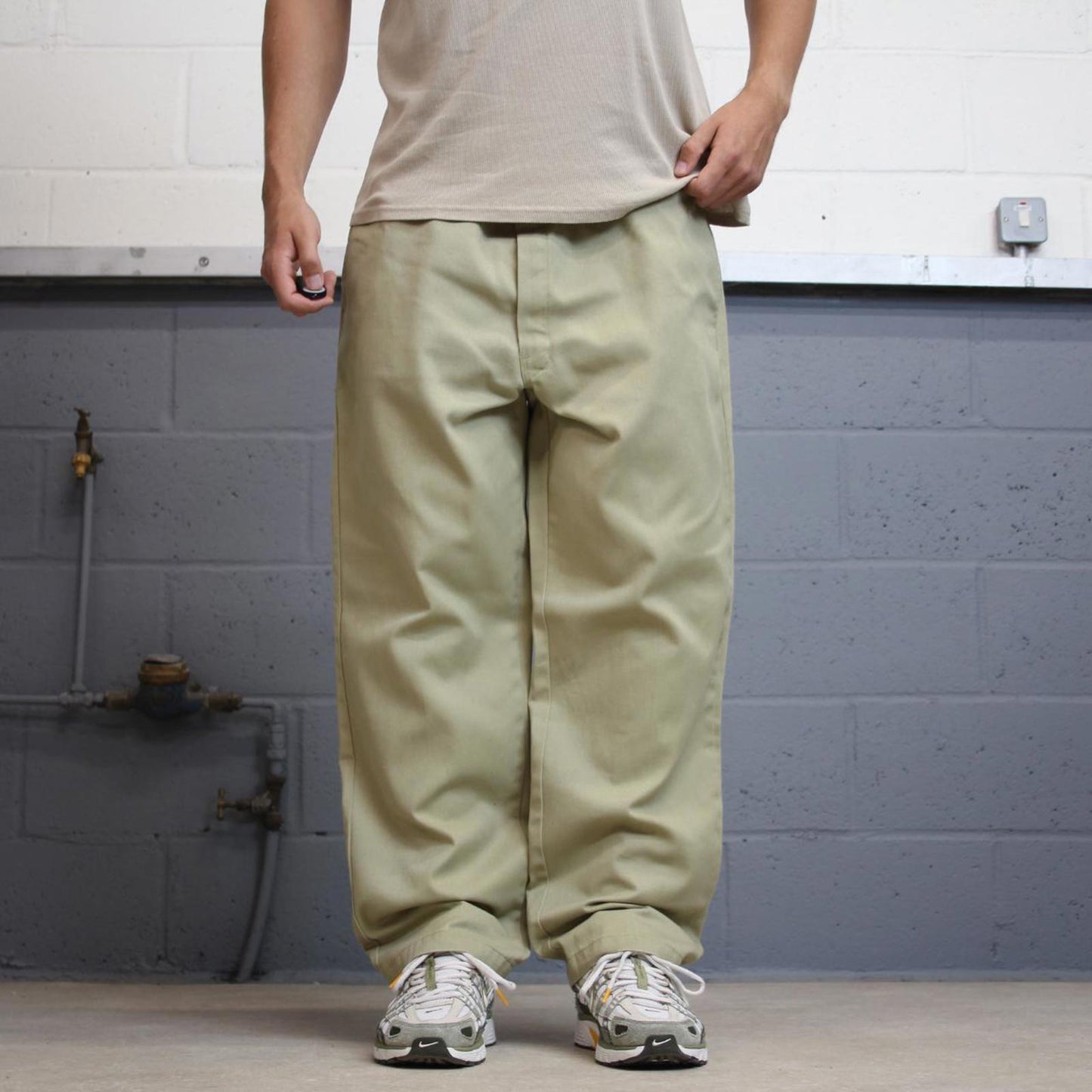 Dickies 874 Chino Pants W40 L29 Loose original fit khaki chino skate pants