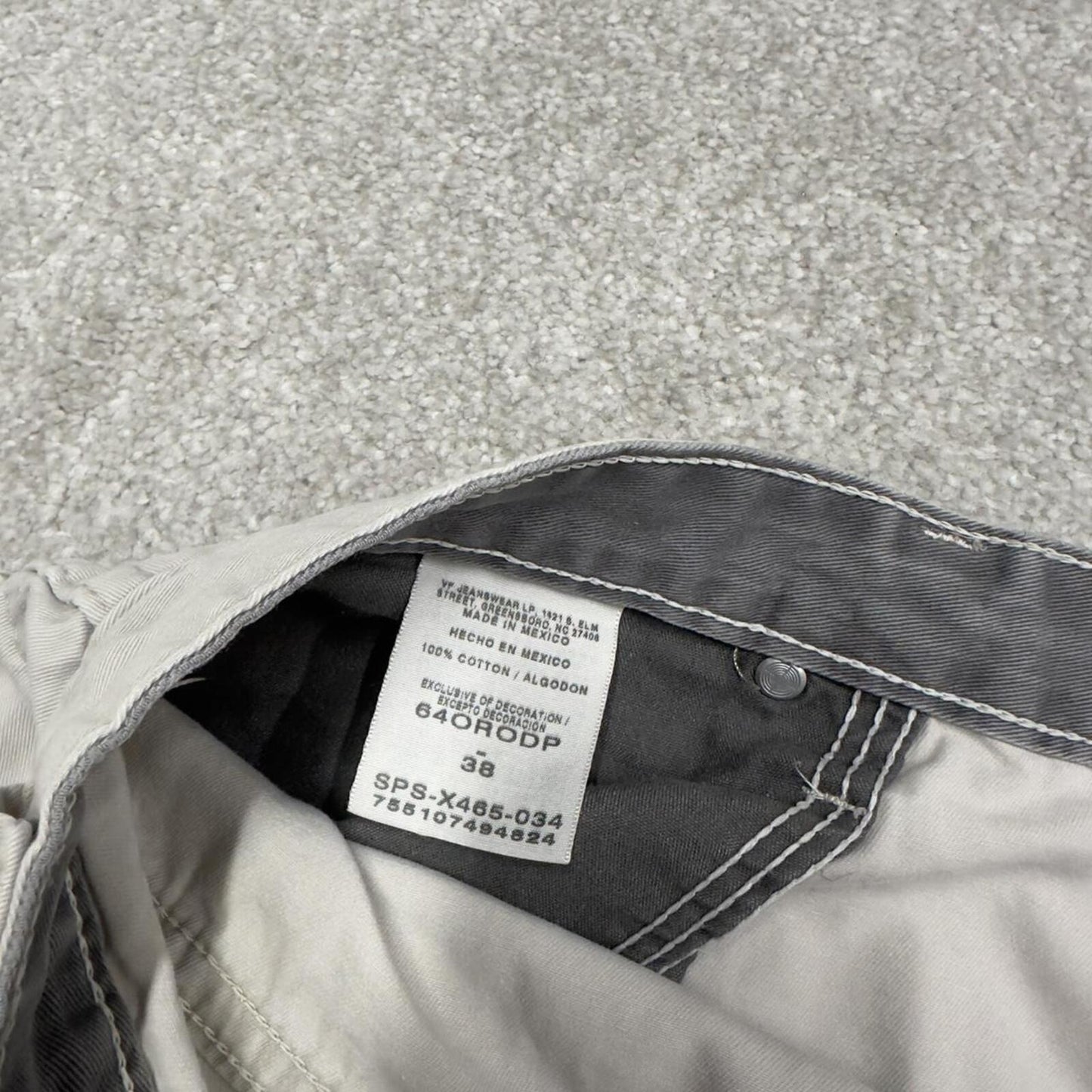Y2k baggy Wrangler carpenter shorts skater style beige Loose cotton summer