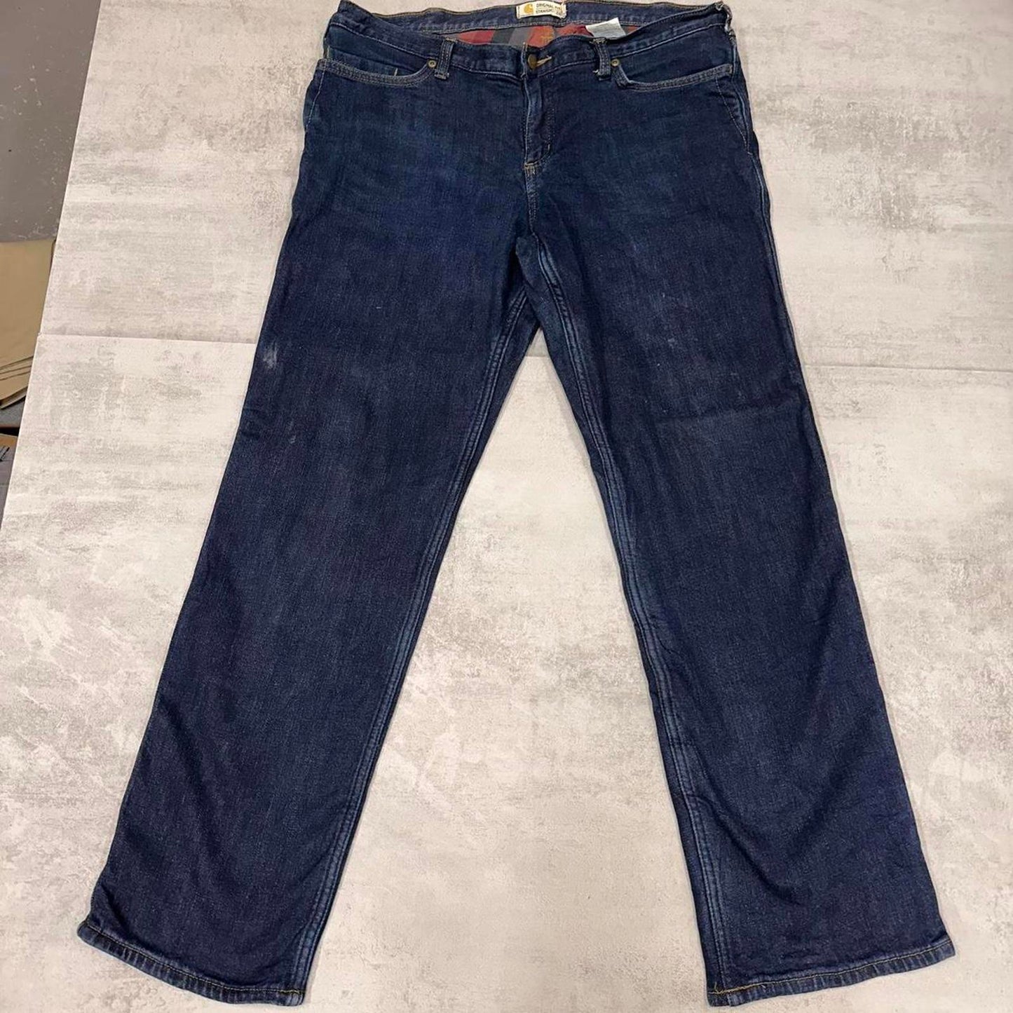 Blue Carhartt jeans size 16 Reg W38L31