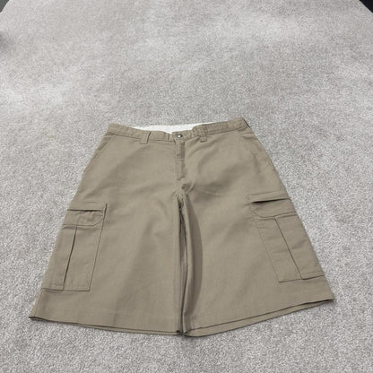 Dickies cargo chino shorts khaki Chino style skater shorts loose leg festival