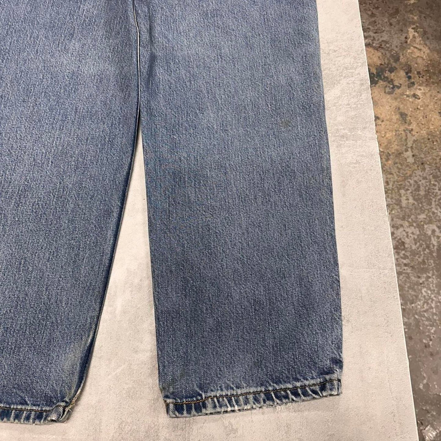 Baggy Levis 550 jeans W36 L30 Blue loose relaxed fit denim trousers red tab logo