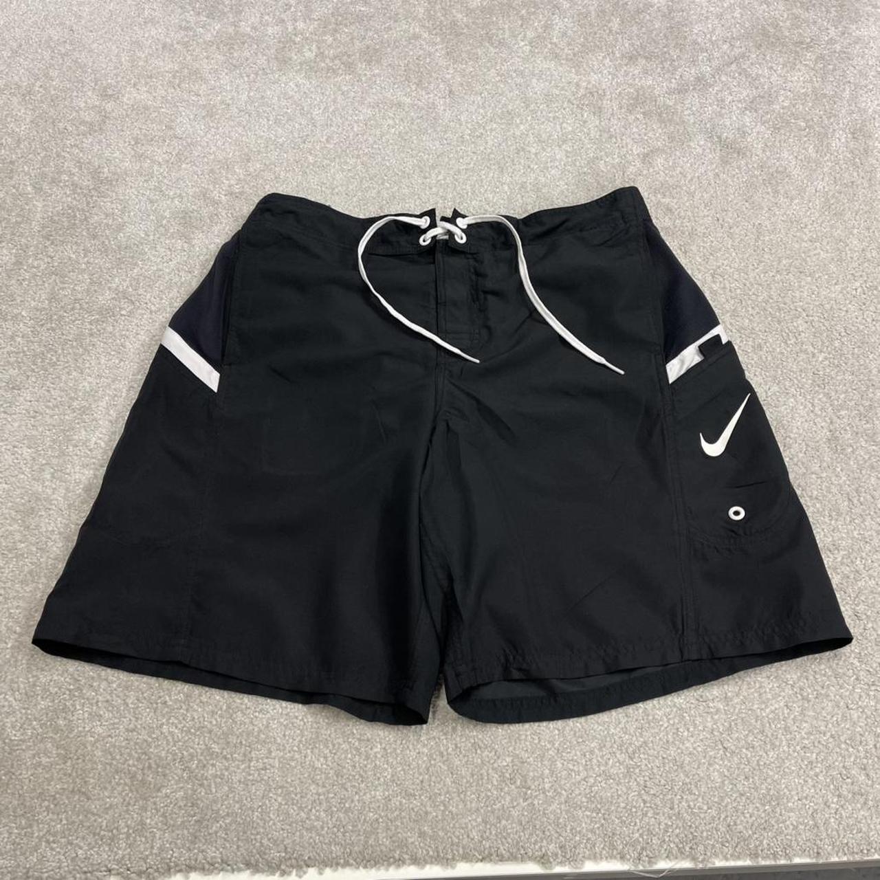 Nike swim shorts y2k beach shorts red Mesh lined comfy loose floaty summer holiday