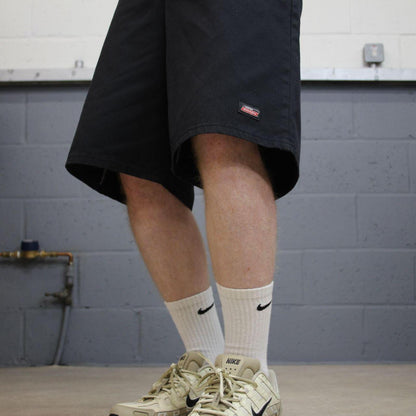 Dickies baggy carpenter shorts black Twill chino skater style shorts loose long leg