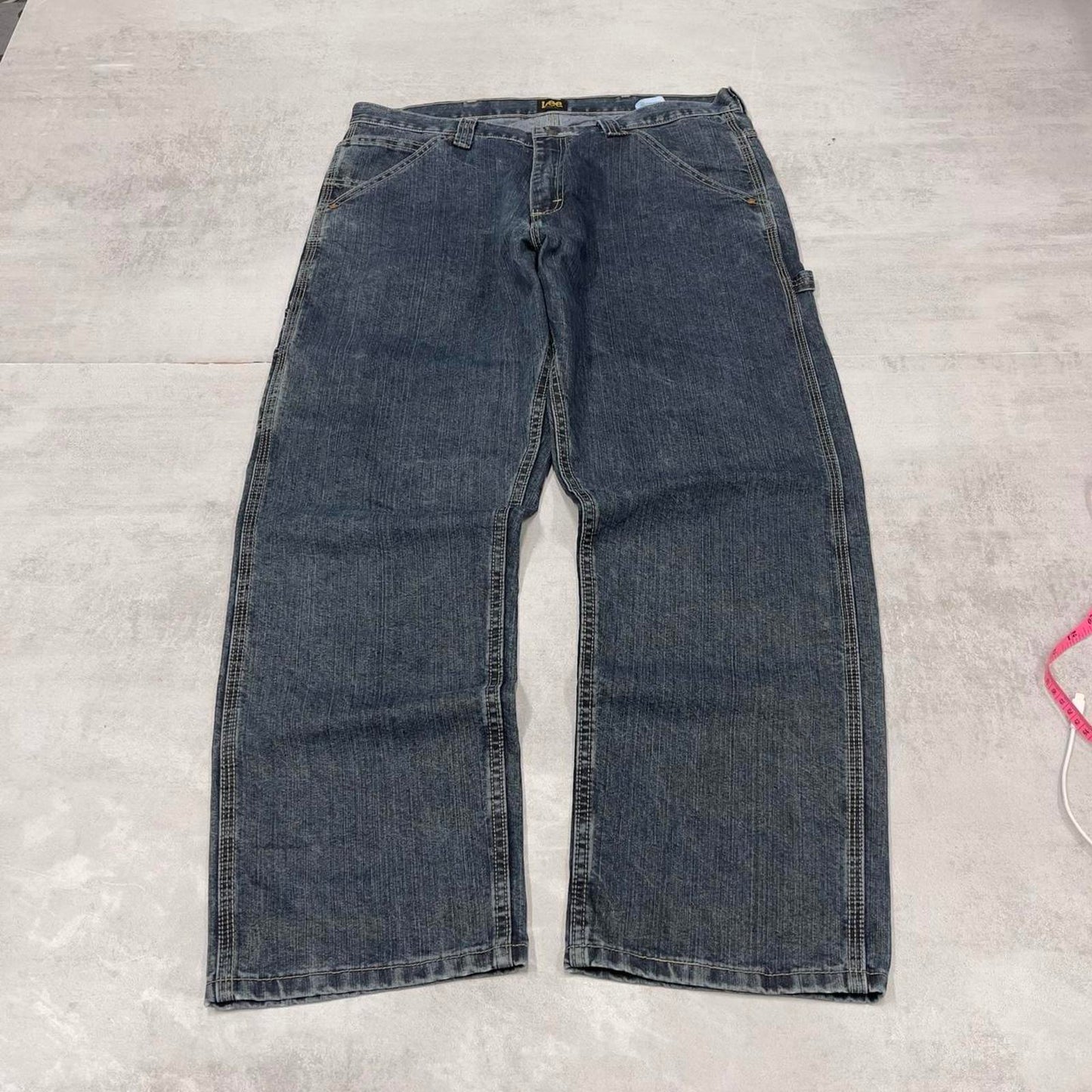 Baggy Lee carpenter jeans W36L30 blue denim skater 90s style carpenters