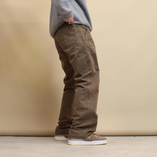 Brown Dickies carpenter jeans W38L31 regular fit 90s style carpenters
