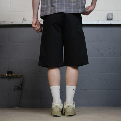 Dickies carpenter shorts long leg black Twill chino skater style shorts loose long leg