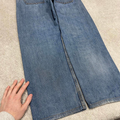 Vintage Y2K Levi’s 505 jeans blue Straight leg 00s style denim pants red tab logo