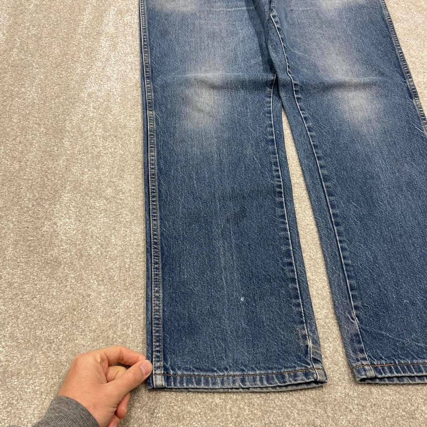 Vintage 90s Dickies jeans W38L32 00s skate style blue denim workwear pants American