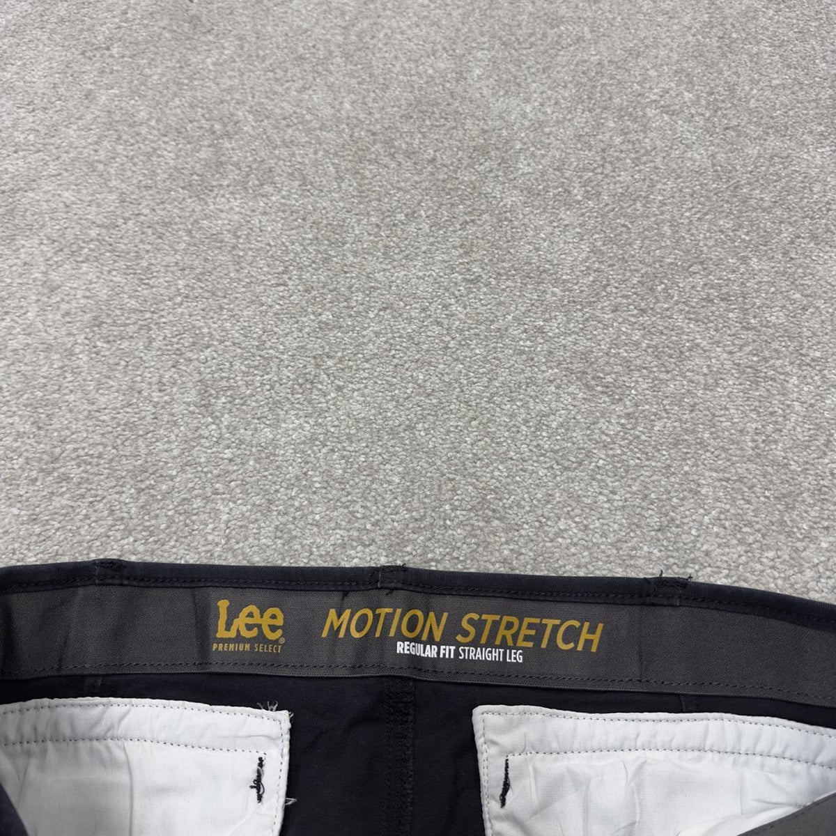 Lee cargo pants y2k black Straight leg utility stretch workwear style trousers