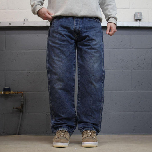 Vintage Wrangler jeans blue Straight leg 5 pocket workwear jeans