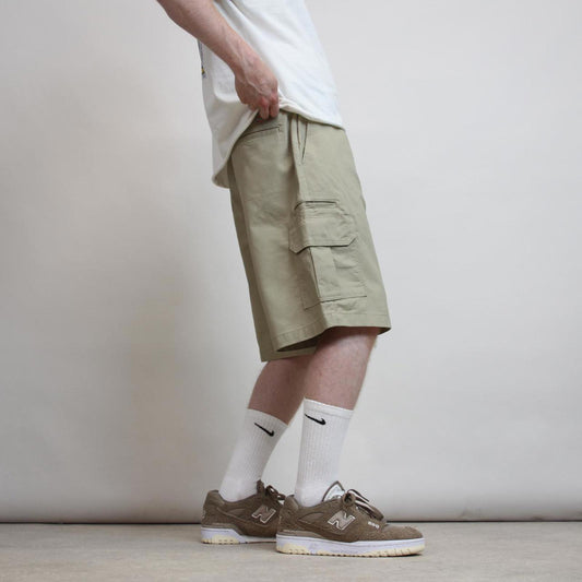 Khaki baggy Dickies cargo shorts W36 loose chino cargo skater style shorts
