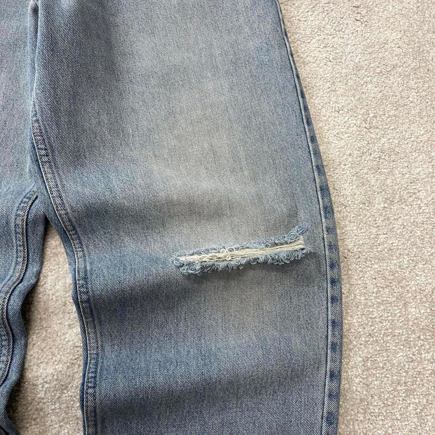 Levis 560 baggy jeans W33L30 blue loose tapered fit denim 90s skater style pants red tab 100% cotton