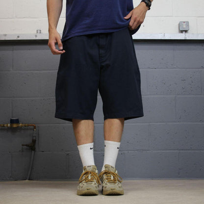 Dickies carpenter chino shorts navy Chino style skater shorts loose leg festival