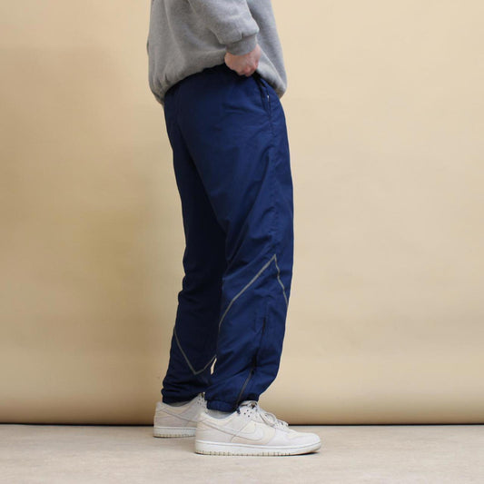 JWOD Skilcraft tracksuit bottoms S navy Loose y2k shell suit trackies