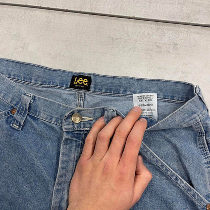 Blue Lee carpenter jorts W34