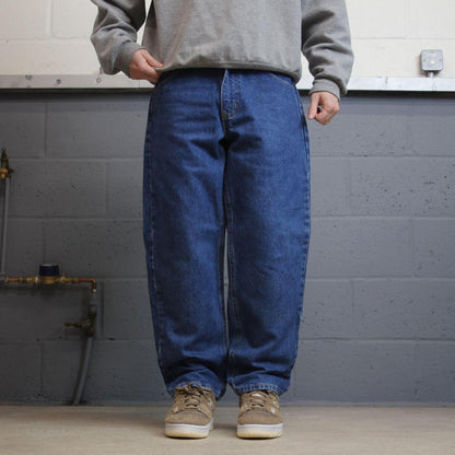 Carhartt workjeans relaxed fit blue Loose 100% cotton denim skate style work pants
