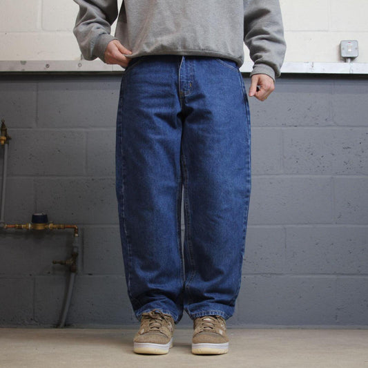 Carhartt workjeans relaxed fit blue Loose 100% cotton denim skate style work pants