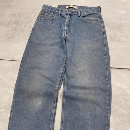 Baggy Levis 550 jeans W34 L34 blue loose 90s relaxed style skater jeans red tab logo