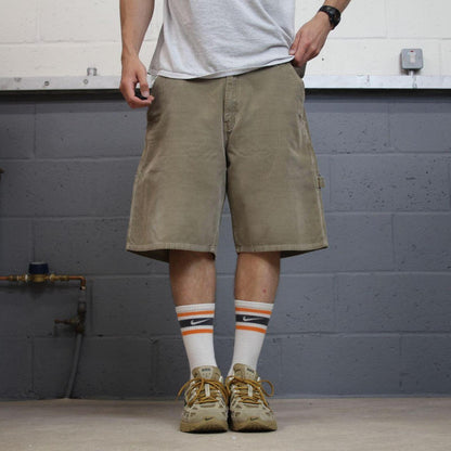 Levi’s baggy corduroy shorts carpenter khaki Loose fit cord skate style cargo shorts