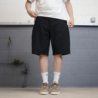 Baggy black Dickies carpenter shorts W36