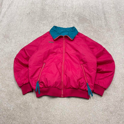 00s reversible Columbia technical jacket L men's blue pink y2k style windbreaker autumn