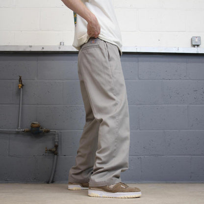 Dickies y2k chino Pants W36 L30 grey mens Loose fitting chino style skate pants