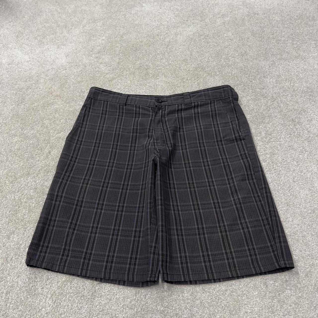 Dickies checkered chino shorts carpenter grey black Chino skater / surf shorts loose fit festival
