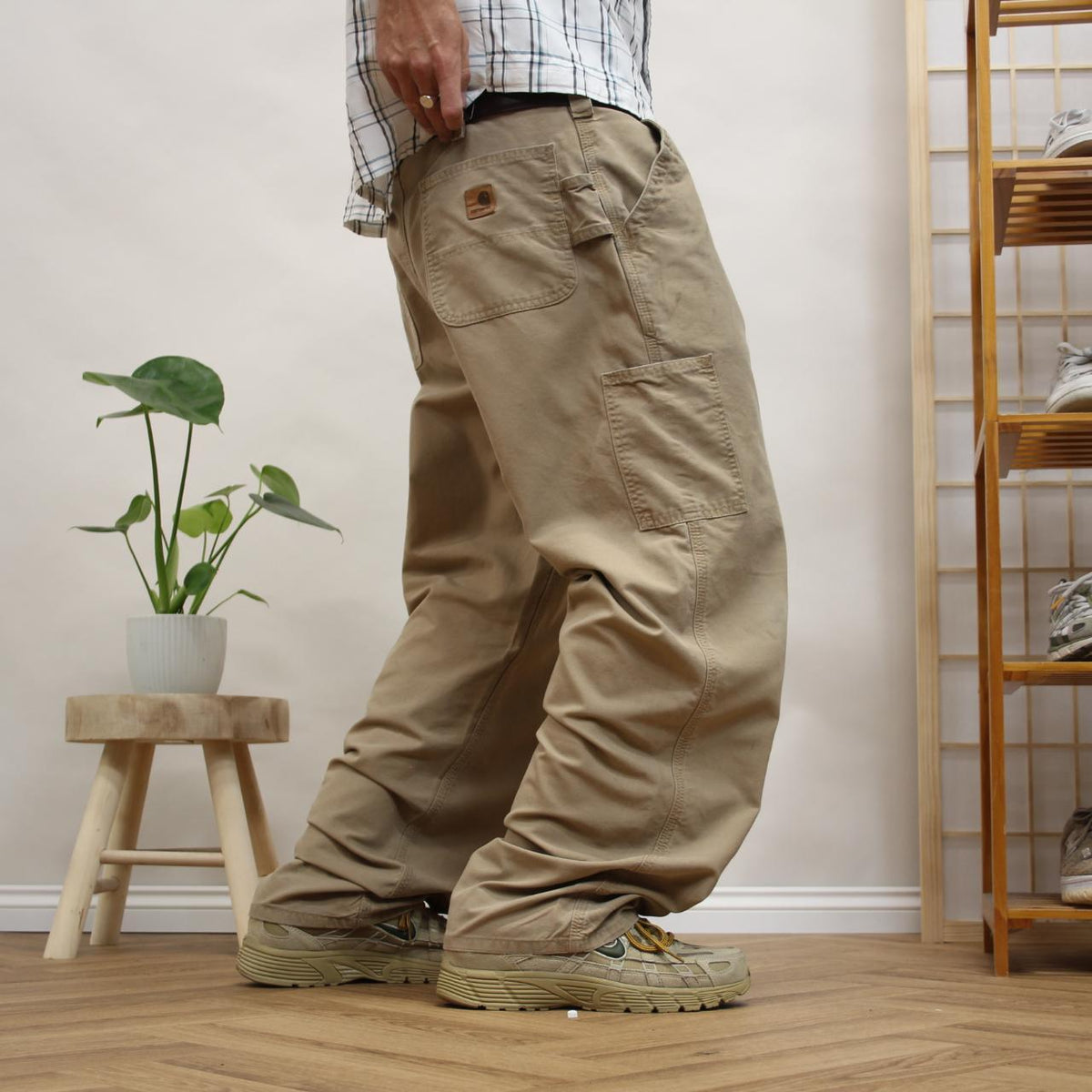 Baggy Carhartt carpenter pants wide leg y2k Loose dungaree fit utility skate cargo trousers
