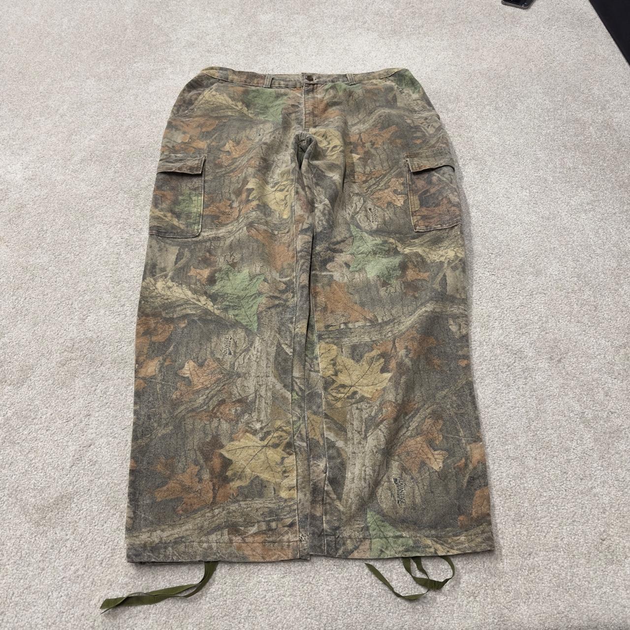 Baggy Realtree camo cargo pants Y2K XL khaki Spartan advantage Realtree camouflage hunting
