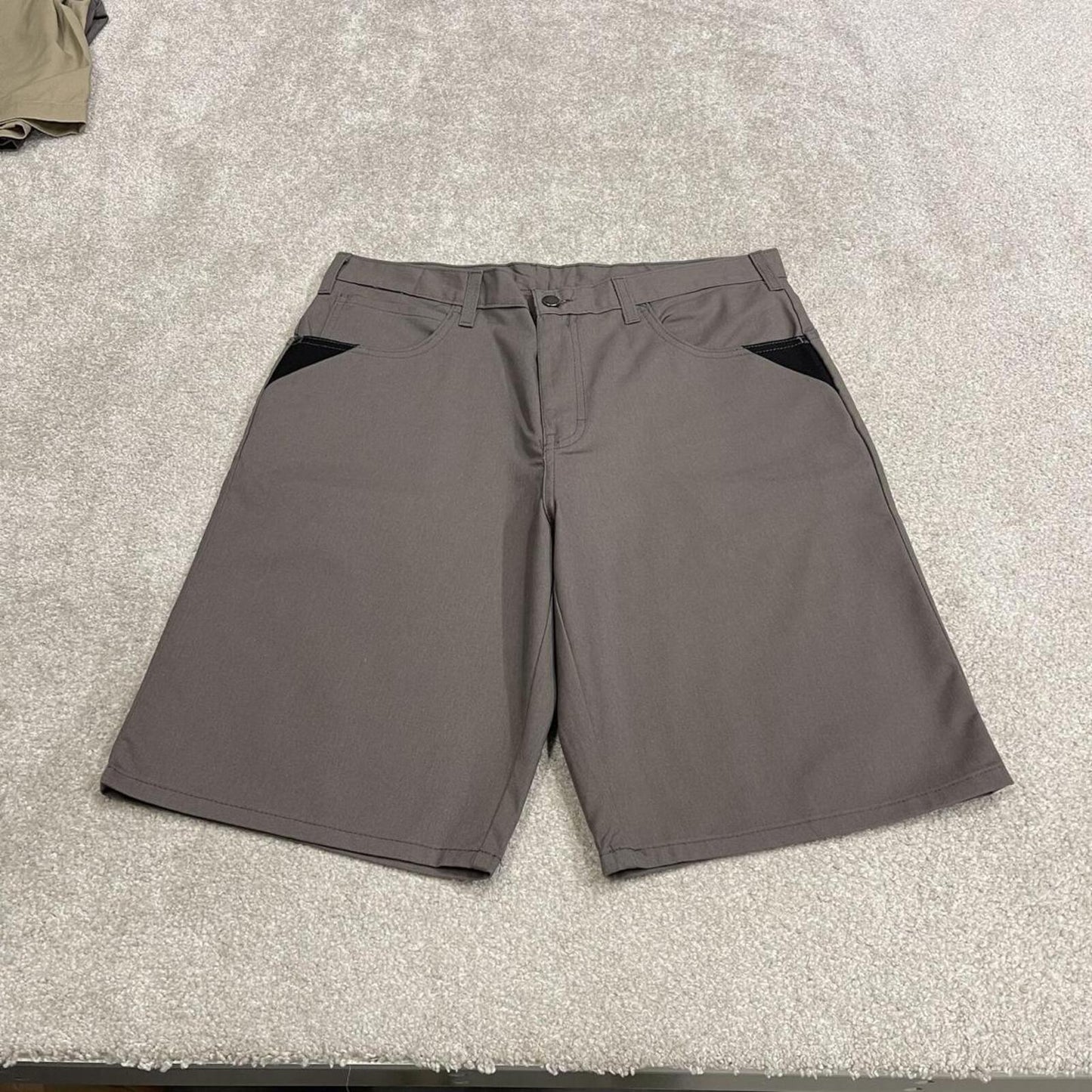 Dickies summer work shorts grey Lightweight chino style shorts loose leg