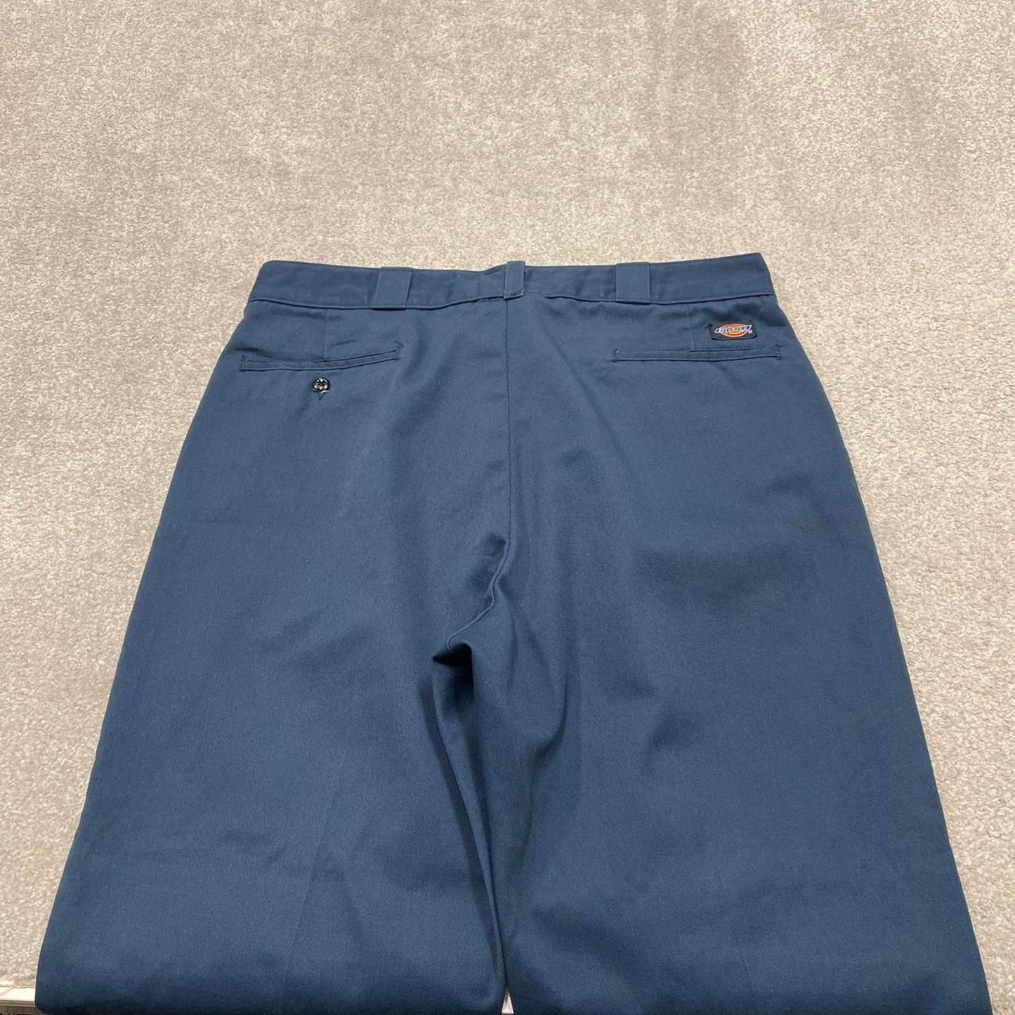 Y2K Dickies work pants faded navy Loose leg chino skater style trousers