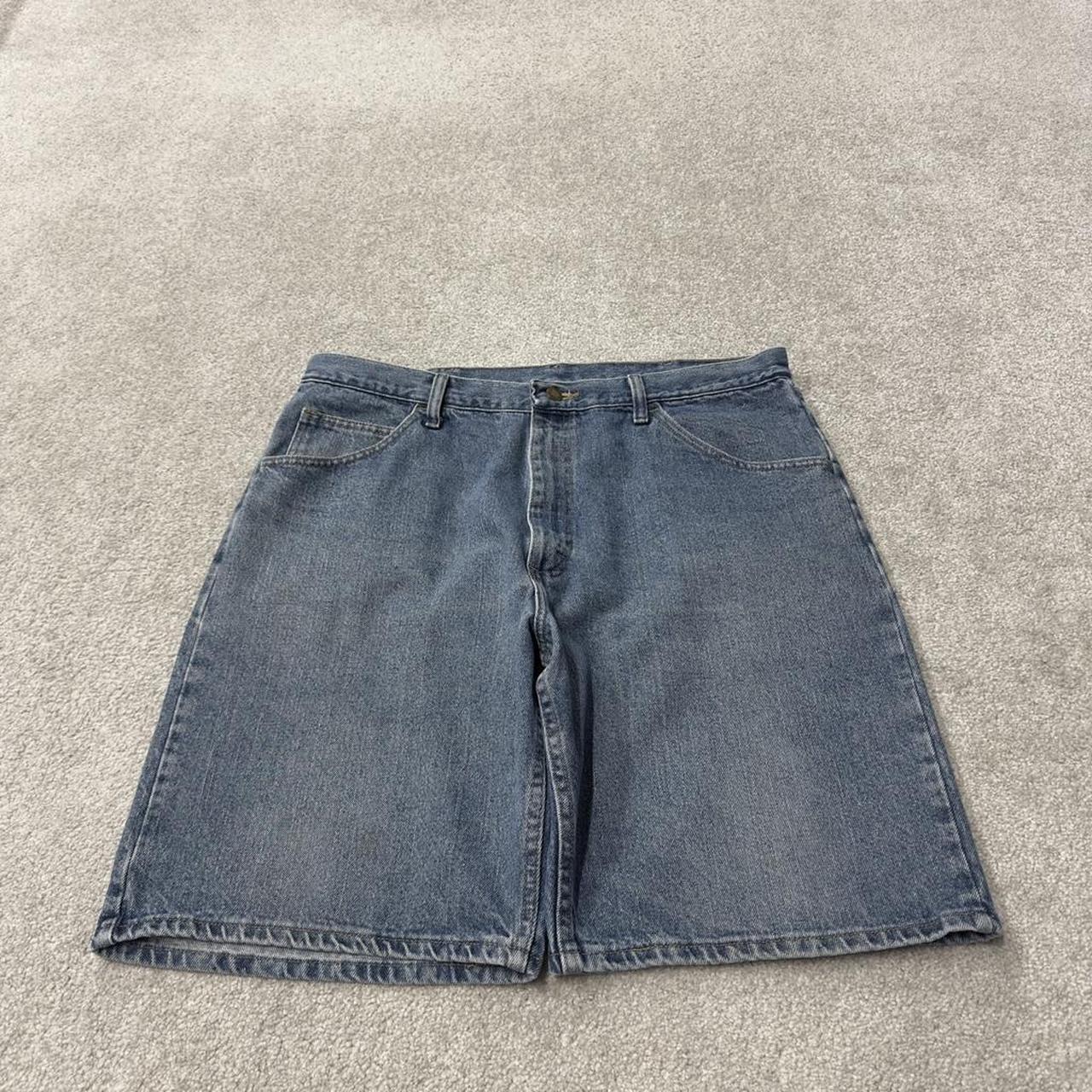 Wrangler denim shorts Y2K loose blue Summer surf style summer shorts